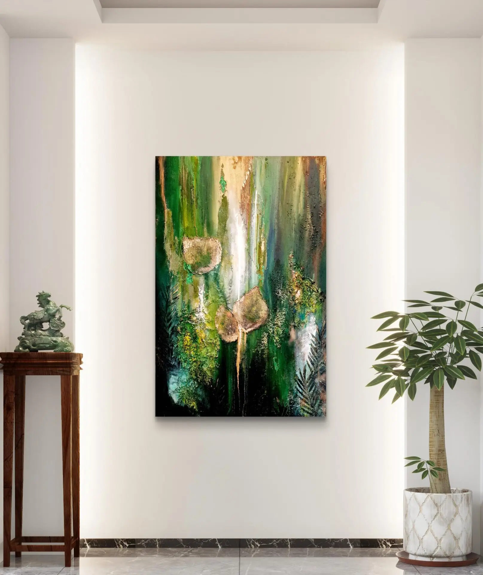 Végétal, chromothérapie, les Verts